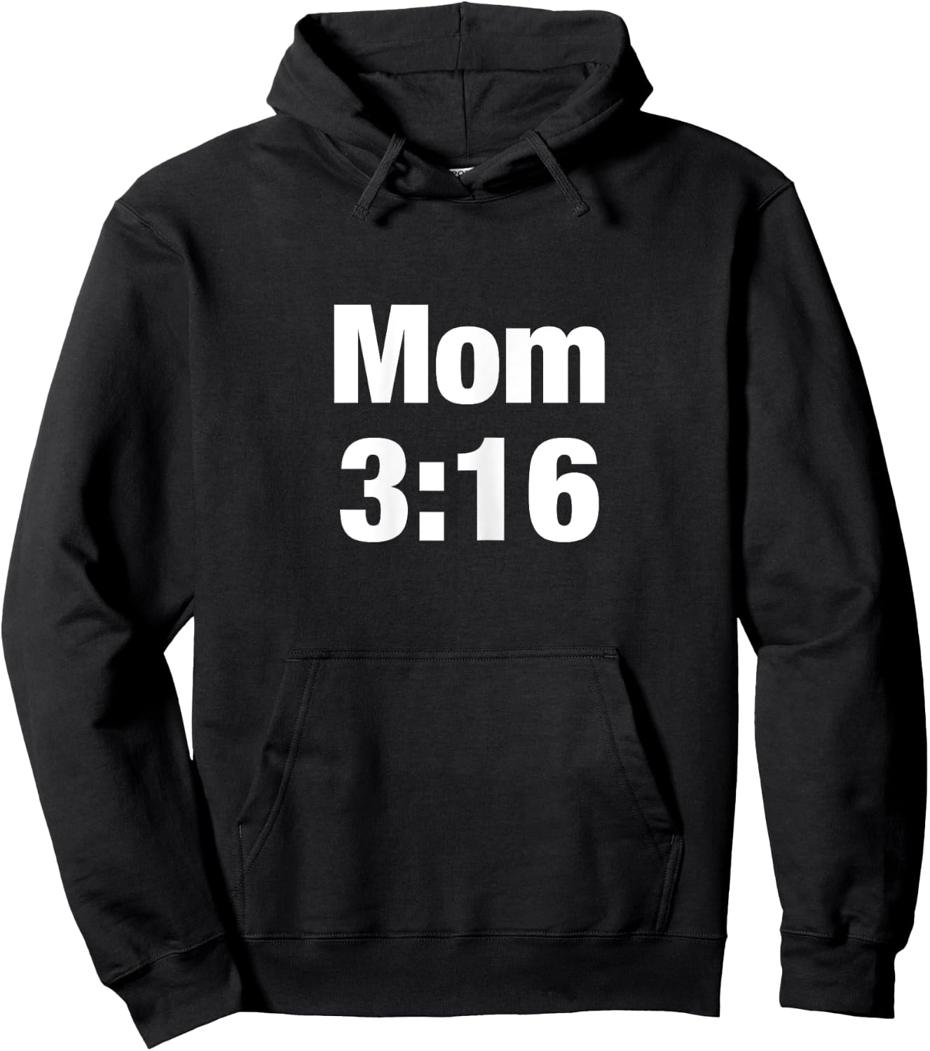 Mom 3:16 Hoodie - Hoodie | Black