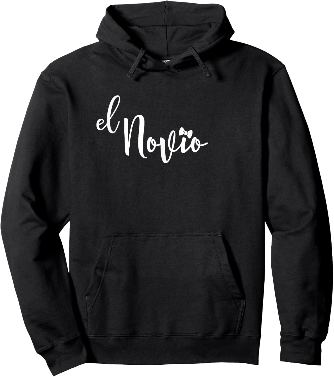 El Novio Spanish The Groom Latino Couple Wedding Matching Hoodie - Hoodie | Black