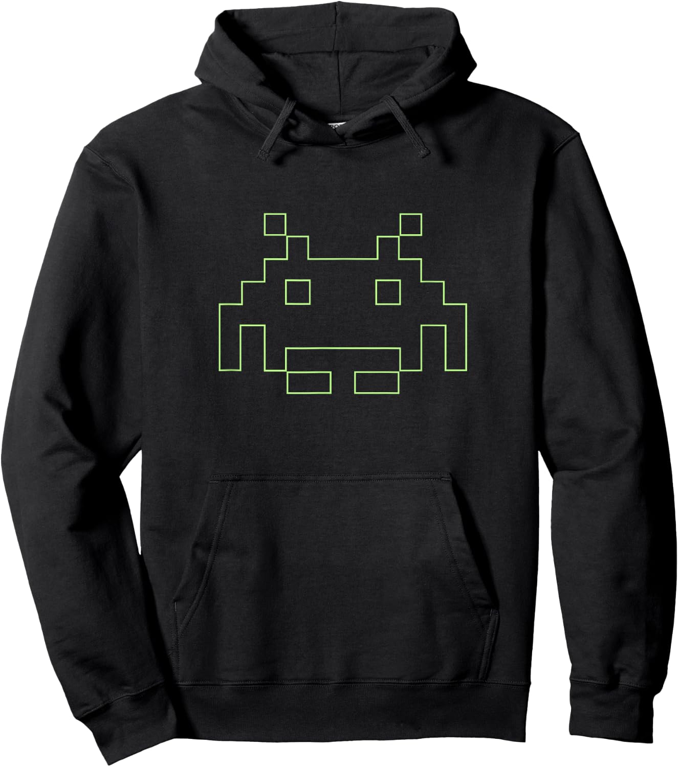 80s Arcade Game Retro Space Alien Invaders Gamer Hoodie - Hoodie | Black