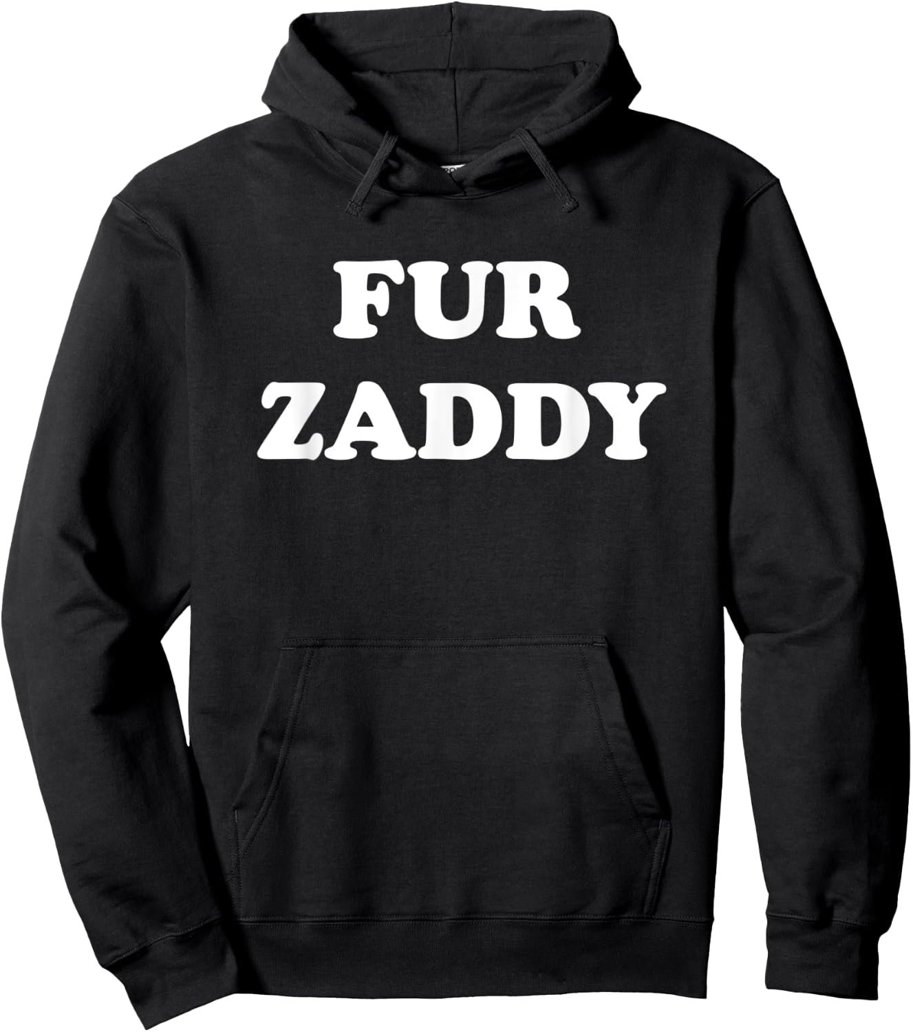 Fur Zaddy Dog Daddy Father's Day Women Hoodie - Hoodie | Black