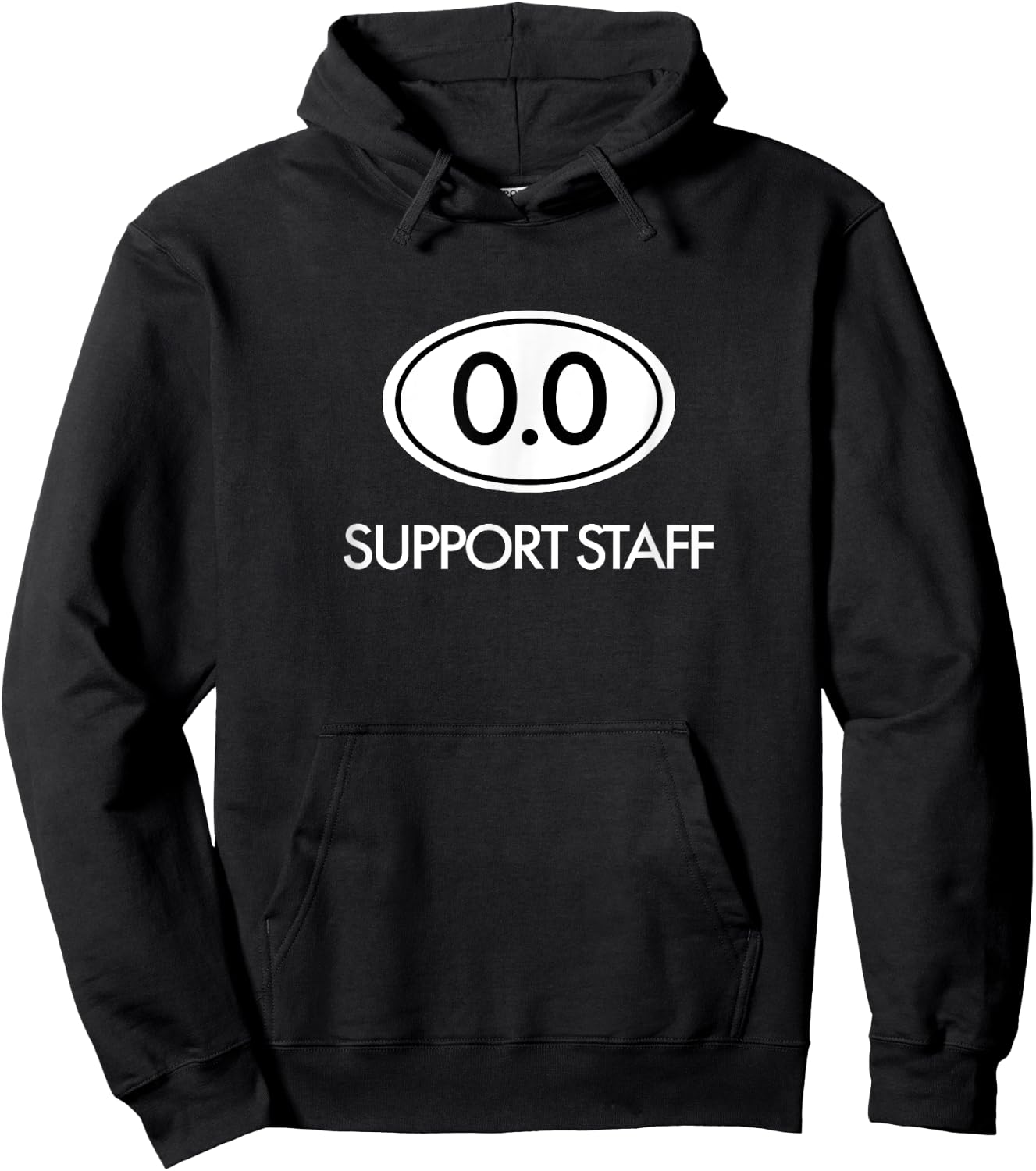 Marathon Support Staff 0.0 Circle T Shirt Hoodie - Hoodie | Black