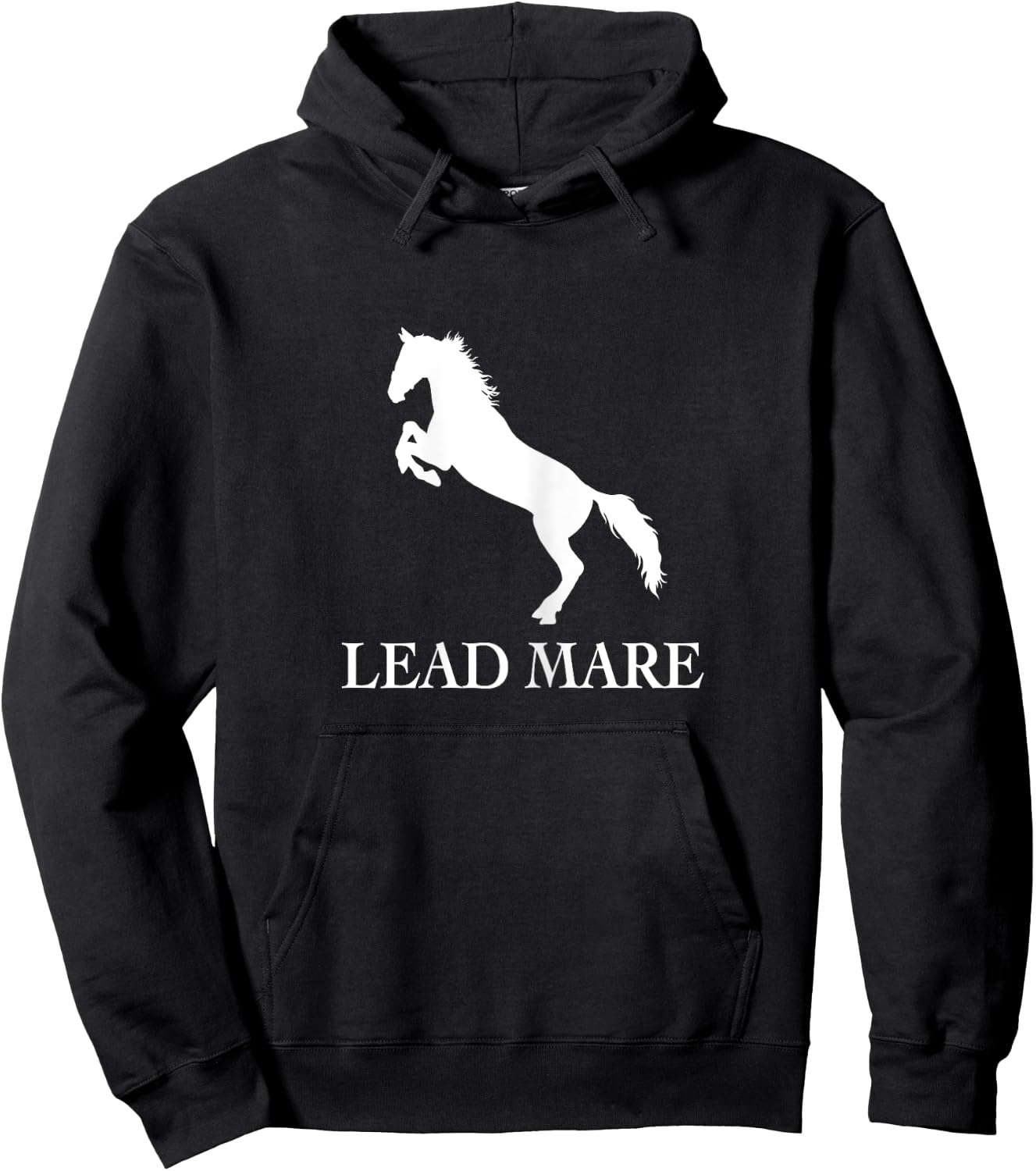 Lead Mare Horse Riding Horses Equestrian sport Hoodie - Hoodie | Black