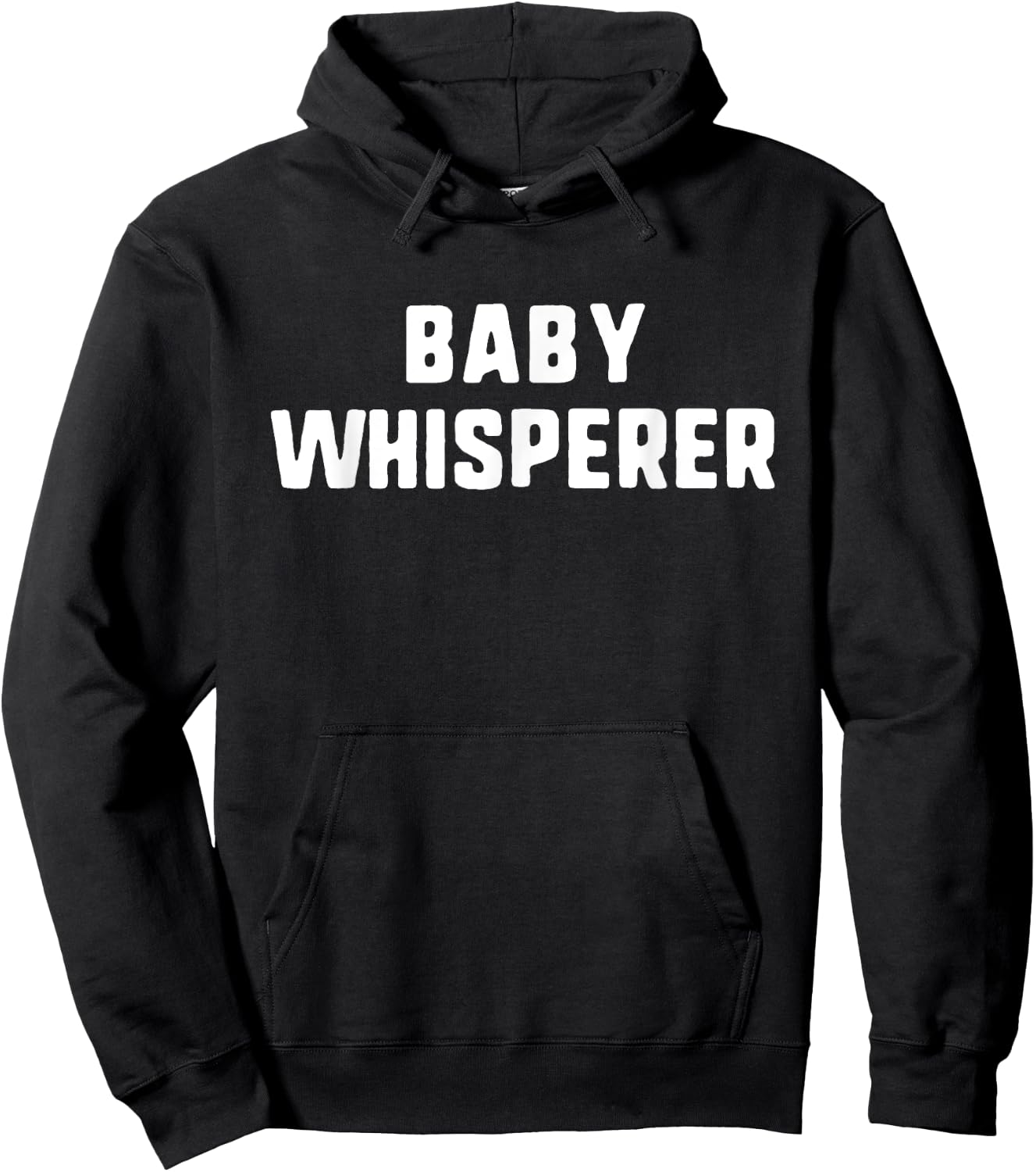Baby Whisperer Lover Babysitter Sitting Nanny Mom Funny Hoodie - Hoodie | Black