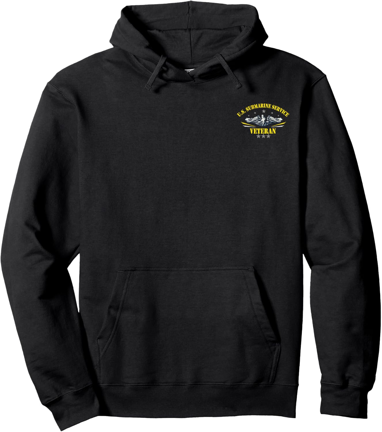 U.S Submarine Service Pride Runs Deep Patriotic Veterans Day Women Men Hoodie - Hoodie | Black