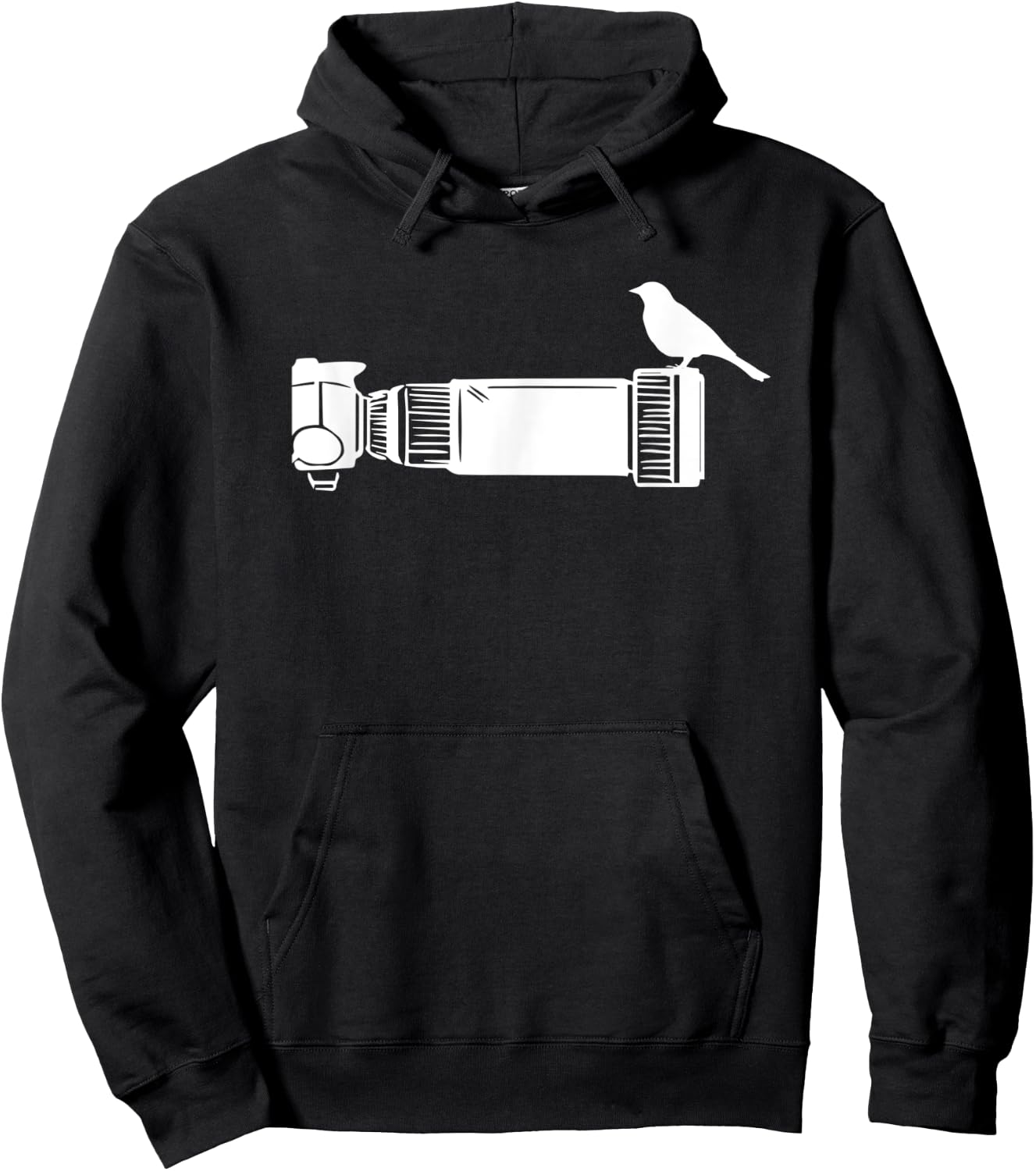 Bird On Camera Photographer Funny Photography Hoodie - Hoodie | Black