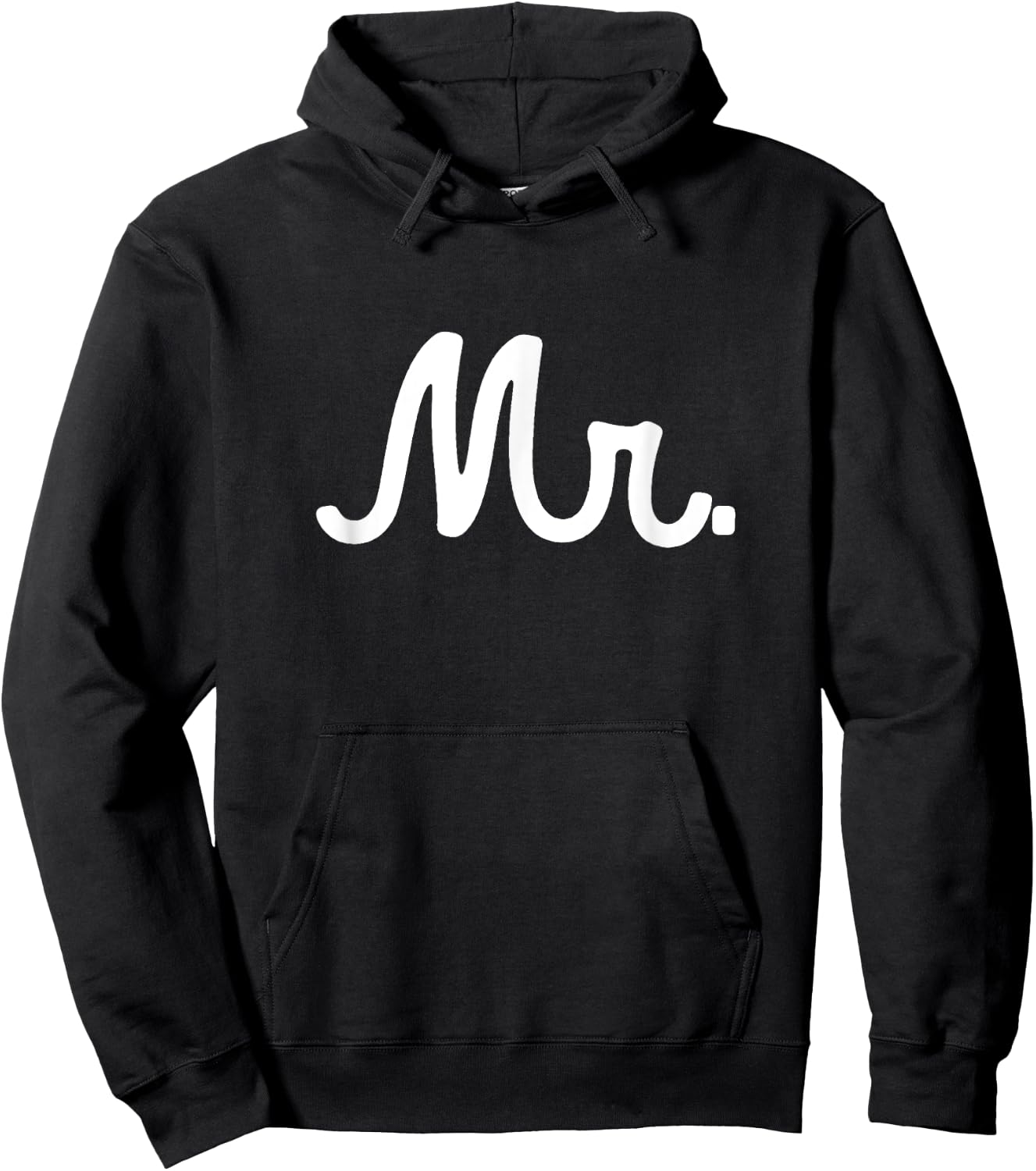 Mr. Mister for Groom at Wedding with Bride Vintage Hoodie - Hoodie | Black