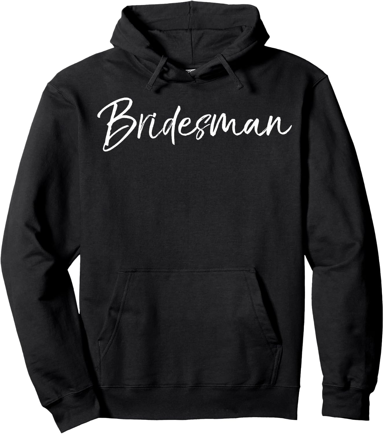 Bridesman Shirt Funny Bridesmaid Bridal Party Hoodie - Hoodie | Black