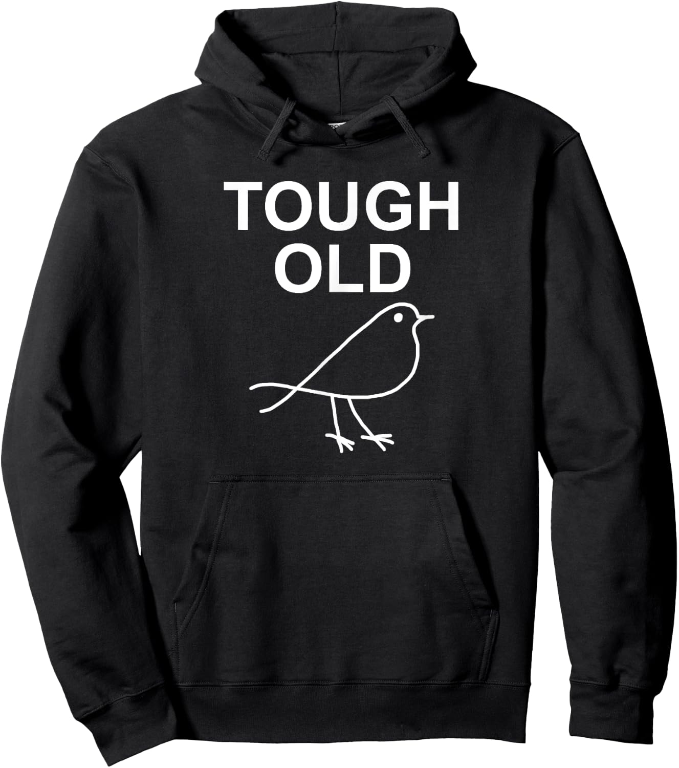Tough Old Bird, Funny, Jokes, Sarcastic Hoodie - Hoodie | Black