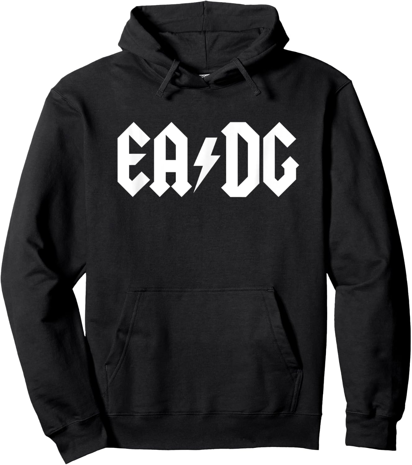 EADG 4 String Bass - Heavy Metal Style Hoodie - Hoodie | Black