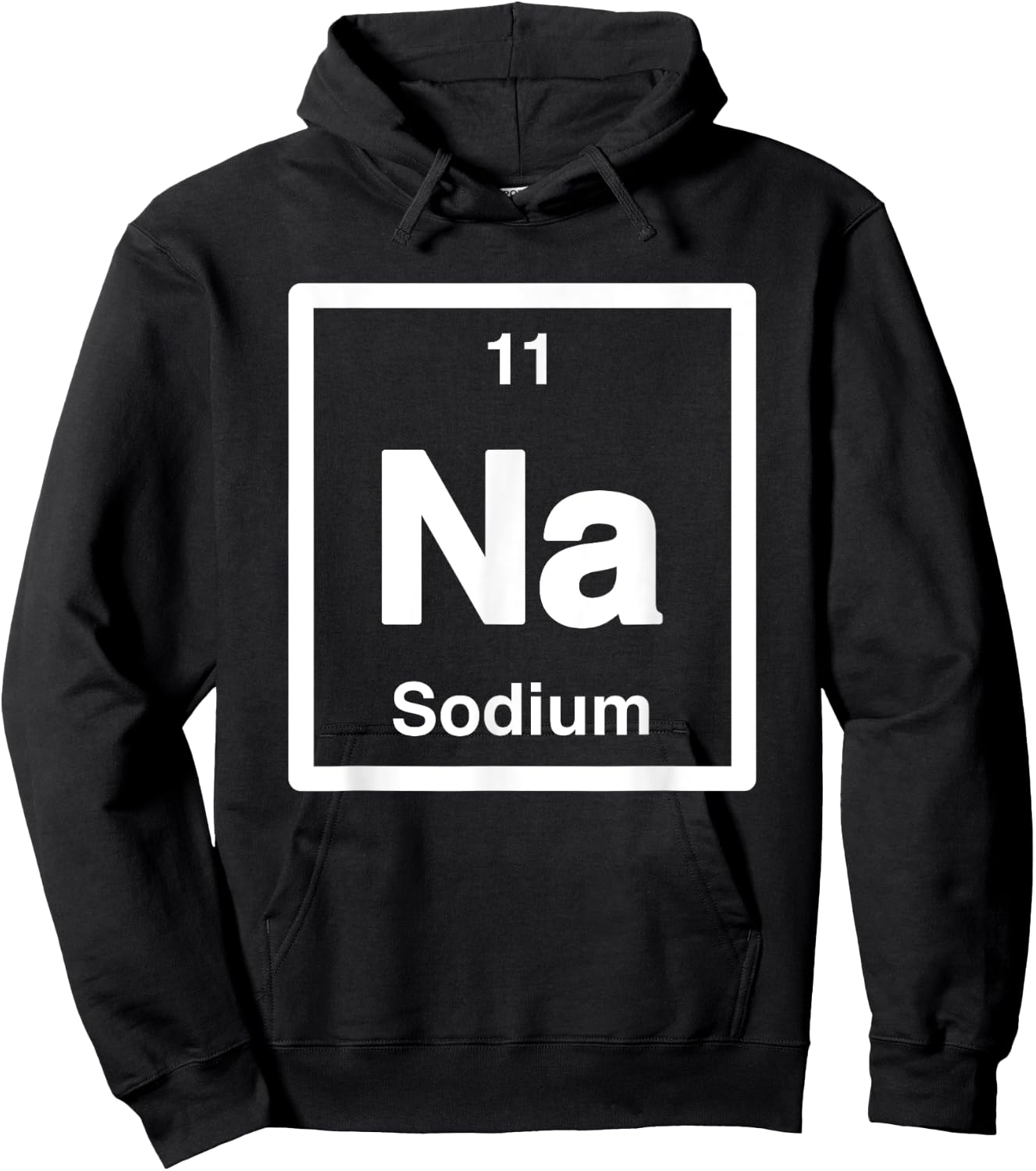 Sodium - Na - Periodic Table of Elements - Science Gifts Hoodie - Hoodie | Black