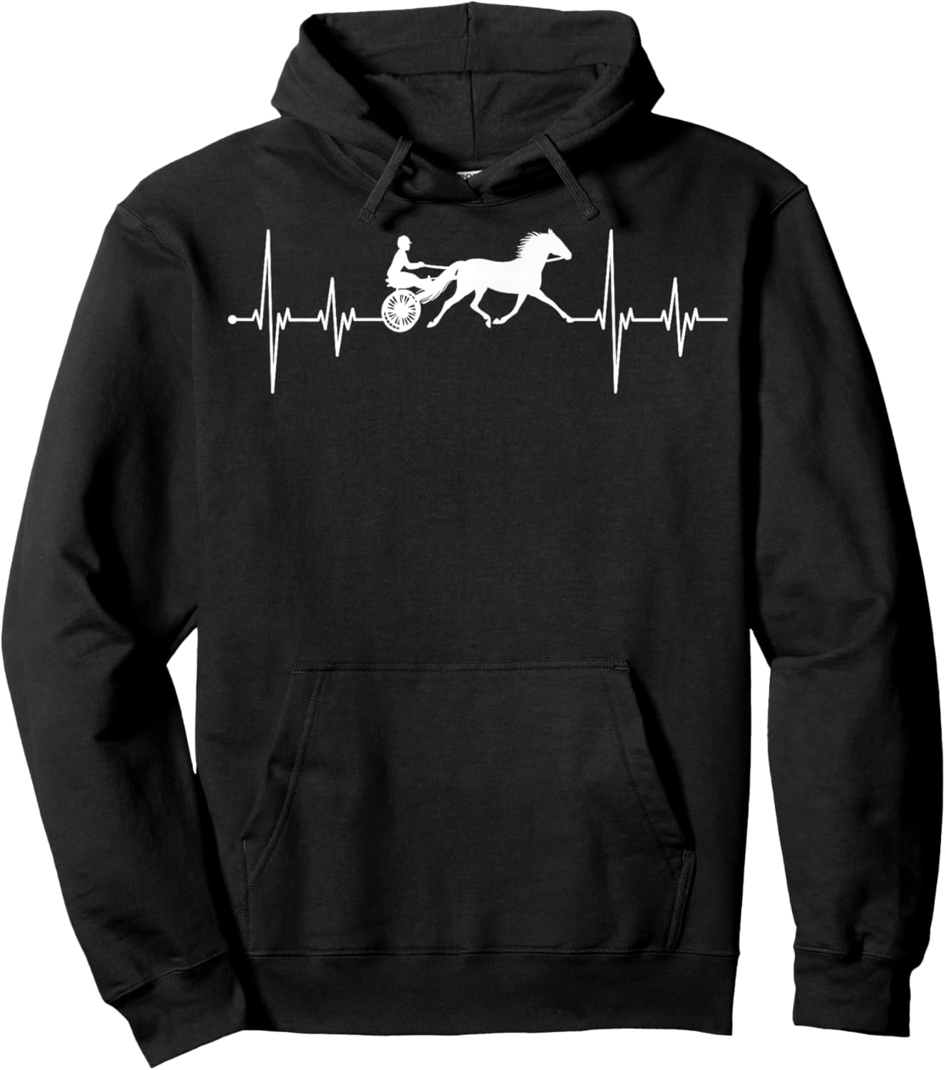 Funny Harness Horse Racing Gift Fo Men Women Horse Racer Fan Hoodie - Hoodie | Black