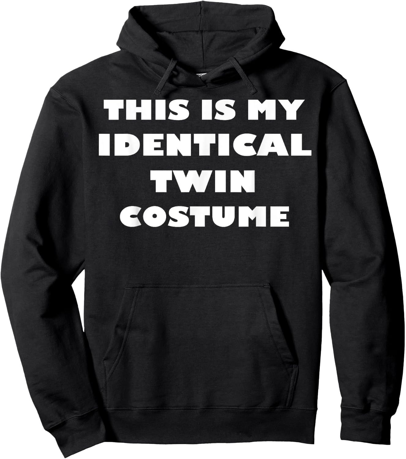 This is My Identical Twin Costume Funny Halloween Costume Hoodie - Hoodie | Black
