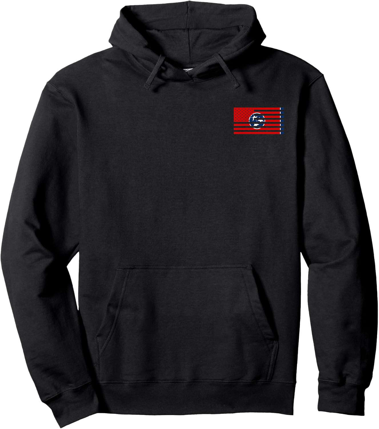STATE OF TENNESSEE USA FLAG UNITED STATES STARS AND STRIPES Kids Men Hoodie - Hoodie | Black