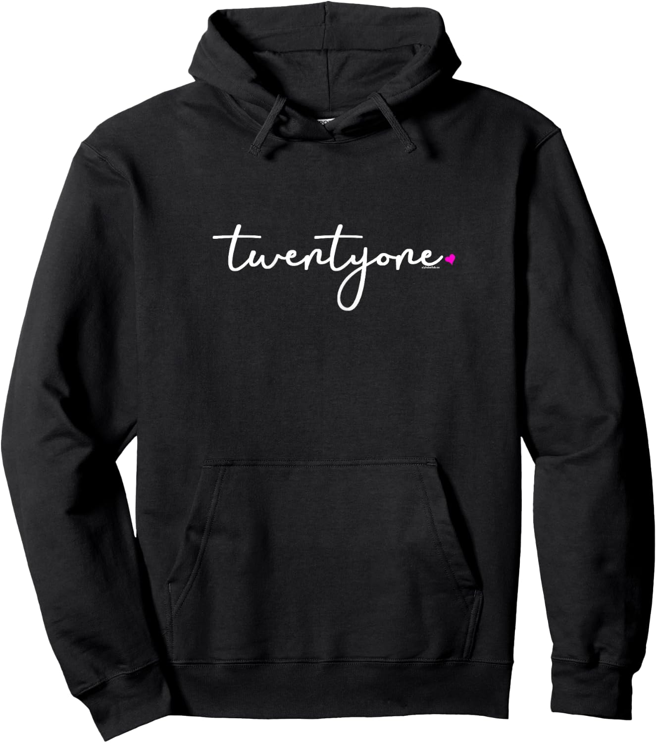 21st Birthday Gift Ideas Women T Shirt Twentyone Hoodie - Hoodie | Black