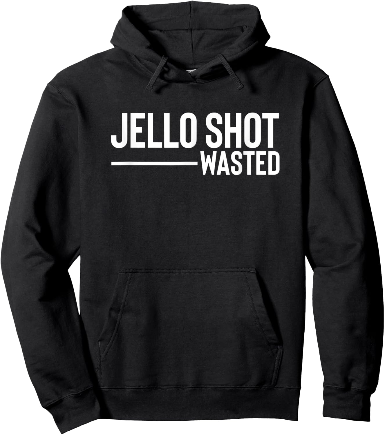 Jello Shot Wasted Funny Drinking Party Supplies Hoodie - Hoodie | Black