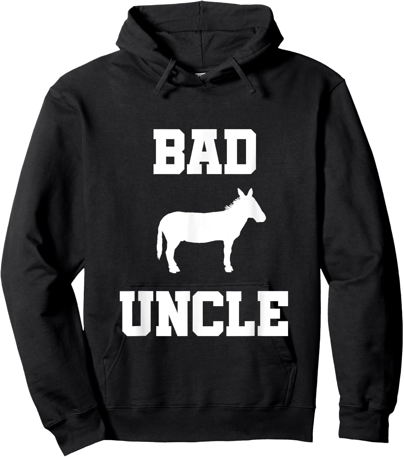 Bad ass Uncle funny Uncle gift Hoodie - Hoodie | Black