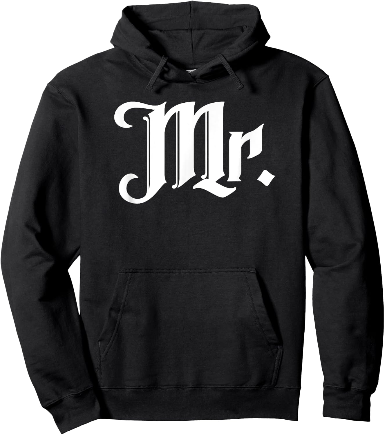 Mr., Mr. and Mrs., Married Wedding Matching Husband Wife, Mr Hoodie - Hoodie | Black