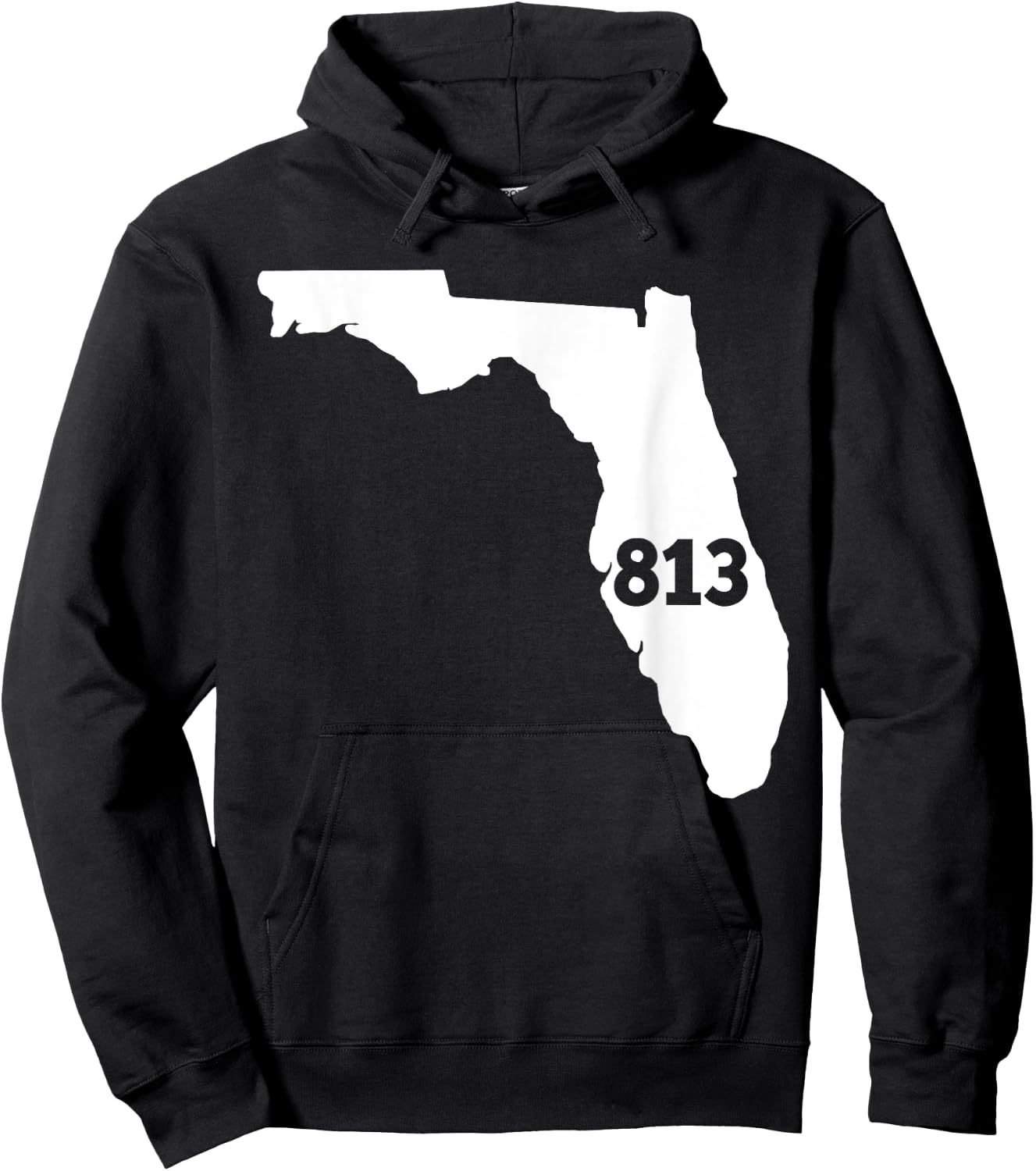 Florida 813 Area Code Hoodie - Hoodie | Black