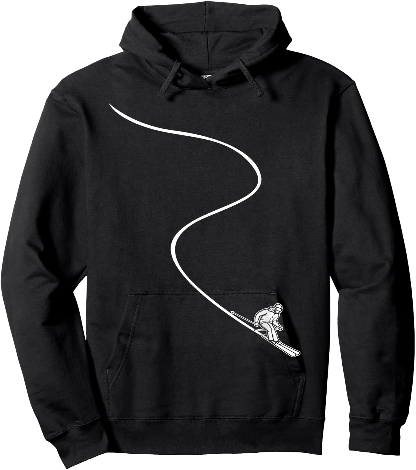 Ski Skiing - Skier Hoodie - Hoodie | Black