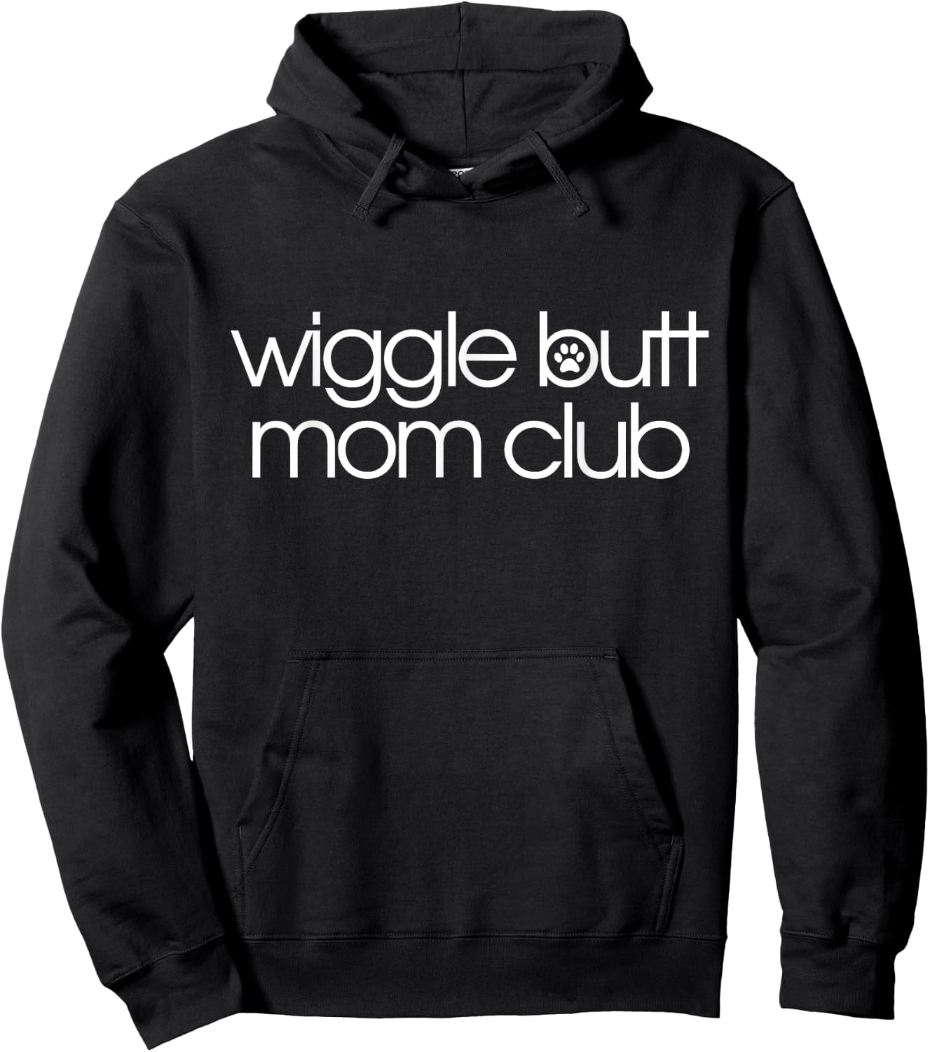 Wiggle Butt Mom Club Boxer Corgi Dog Owner Women Hoodie - Hoodie | Black