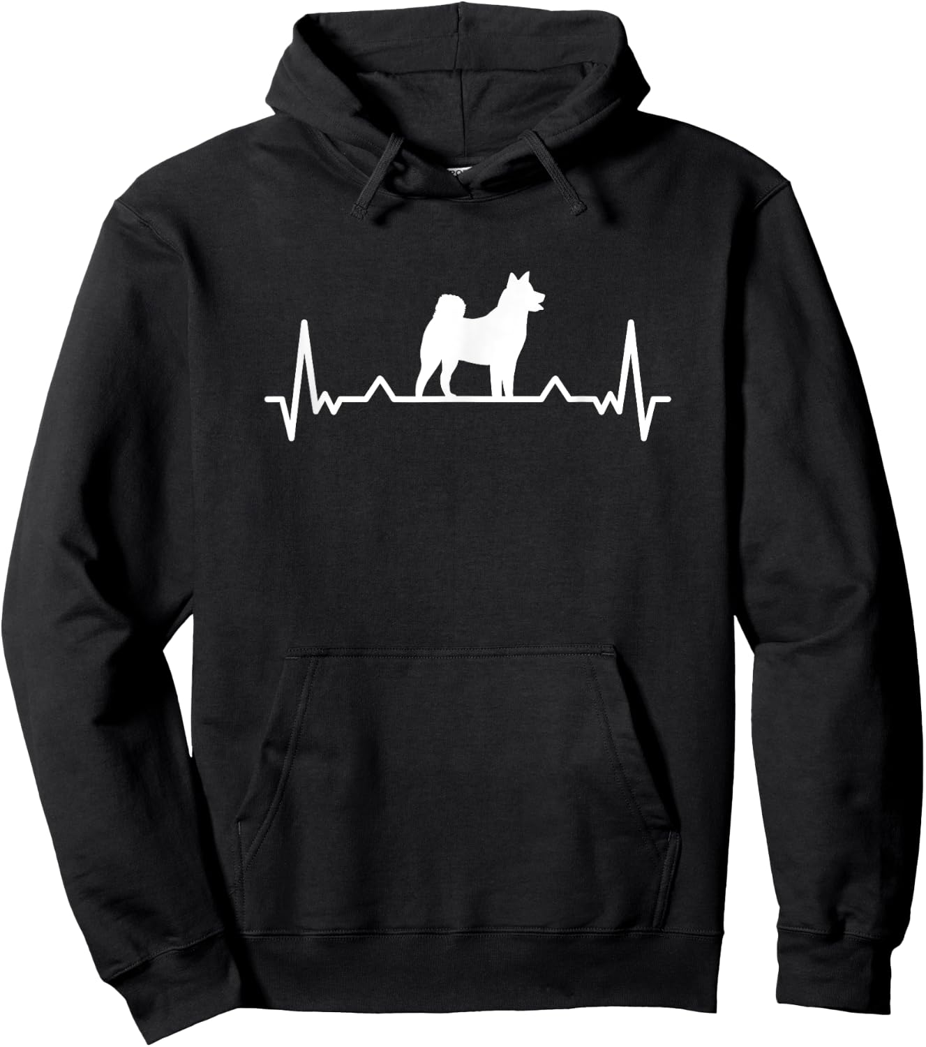 Akita Inu Heartbeat Japanese Akita Women Hoodie - Hoodie | Black