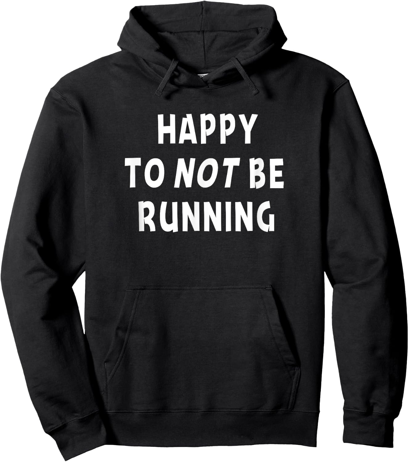 Funny Saying Runner Support Marathon Race Running Spectator Hoodie - Hoodie | Black