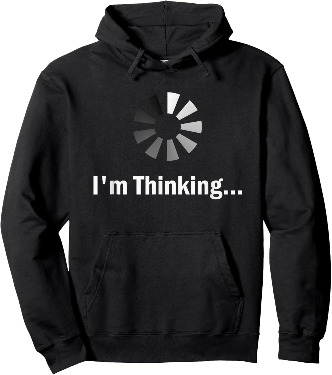 I'm thinking for Geeks Nerds Programmers Funny Hoodie - Hoodie | Black