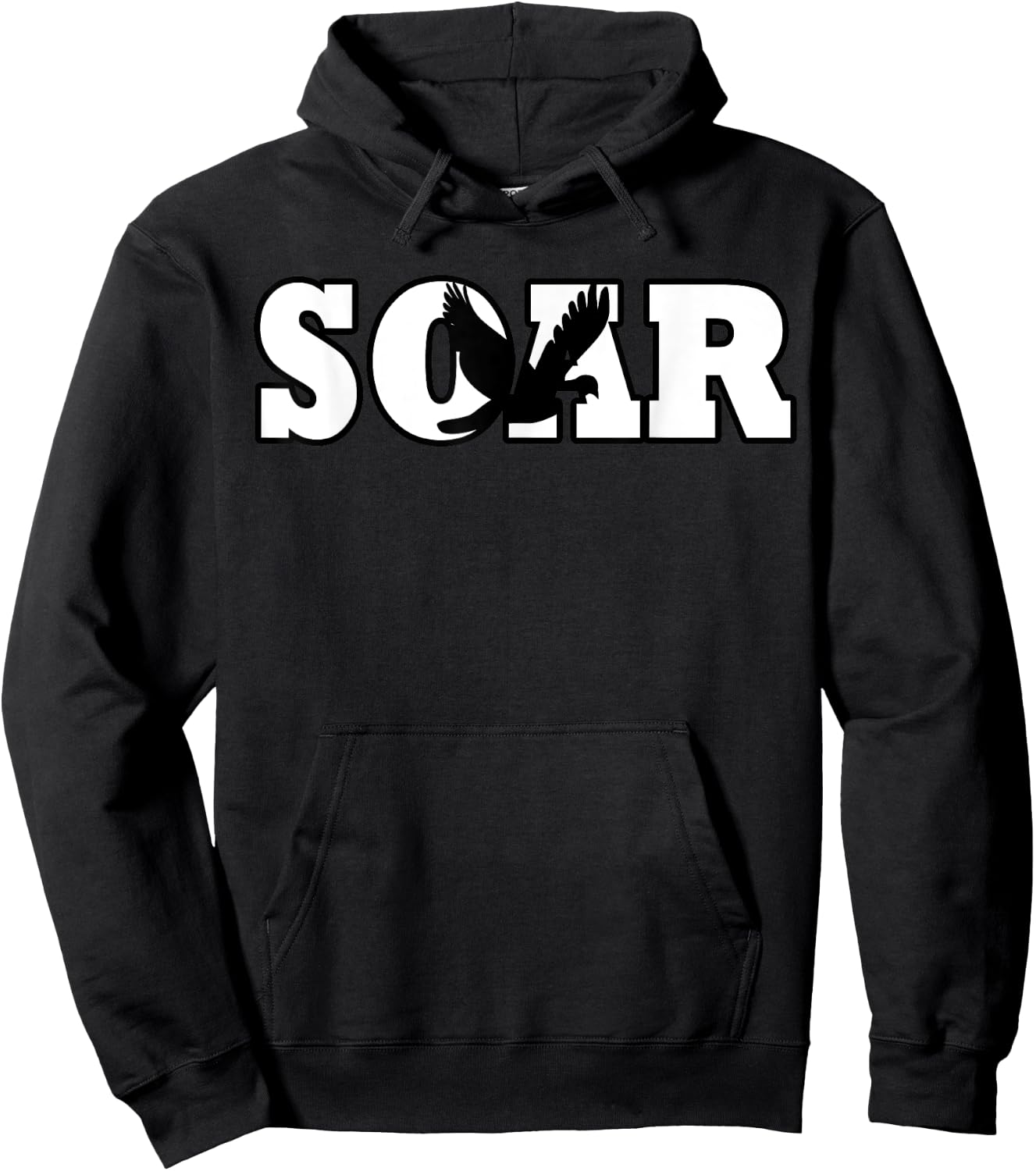 SOAR Eagle t shirt Hoodie - Hoodie | Black