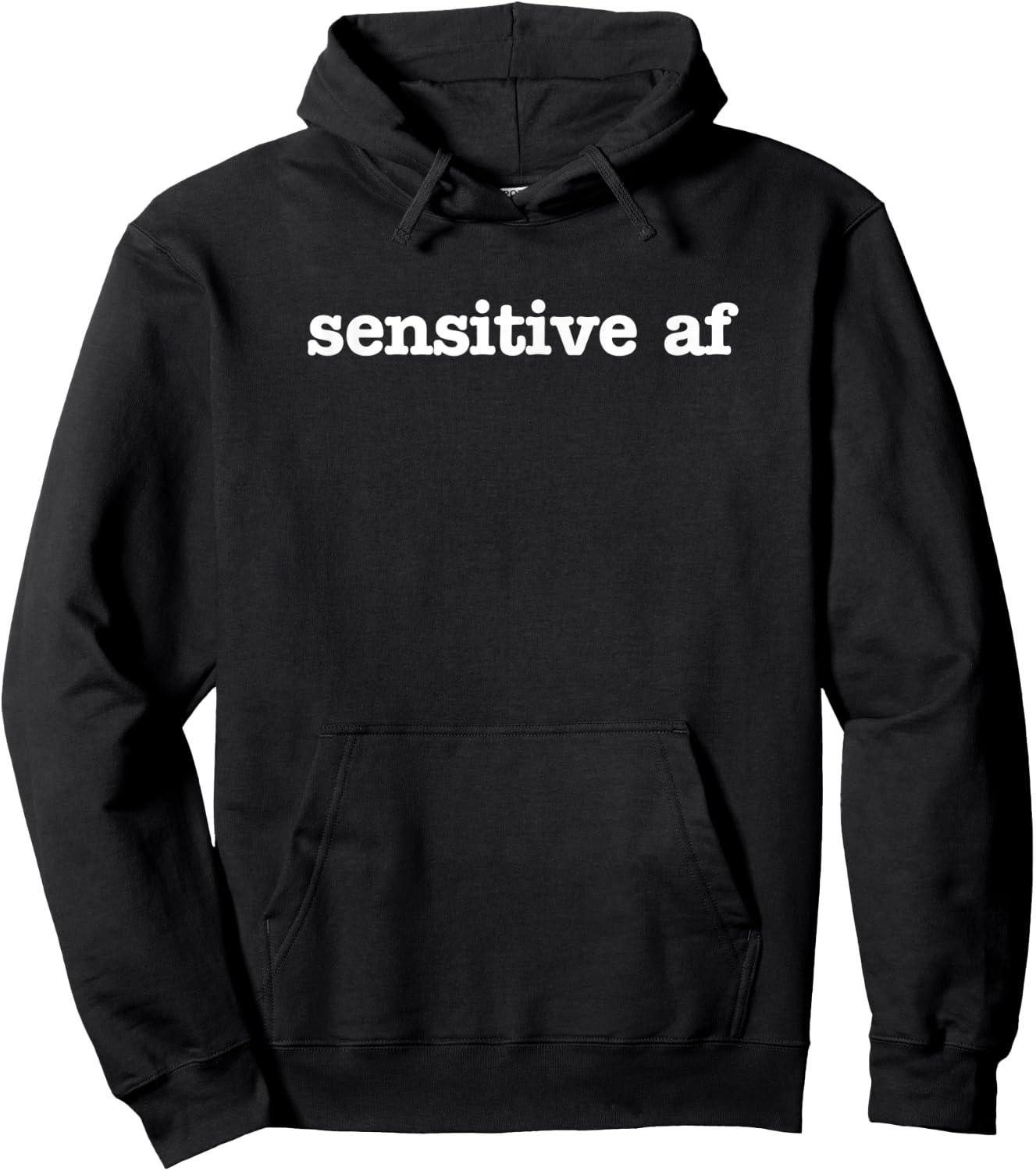 Sensitive AF Highly Sensitive Person HSP Hoodie - Hoodie | Black