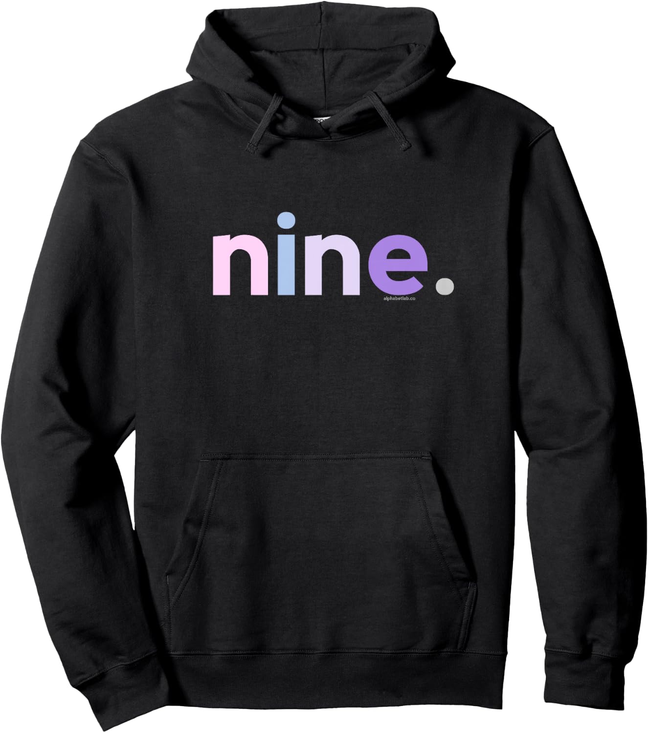 9th Birthday Shirt Girl 9 Year Old Nine | Age 9 Party Ideas Hoodie - Hoodie | Black