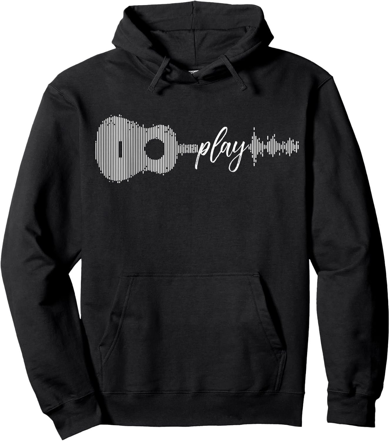 Play Acoustic Guitar Player Guitarist Gifts Music Lover Band Hoodie - Hoodie | Black