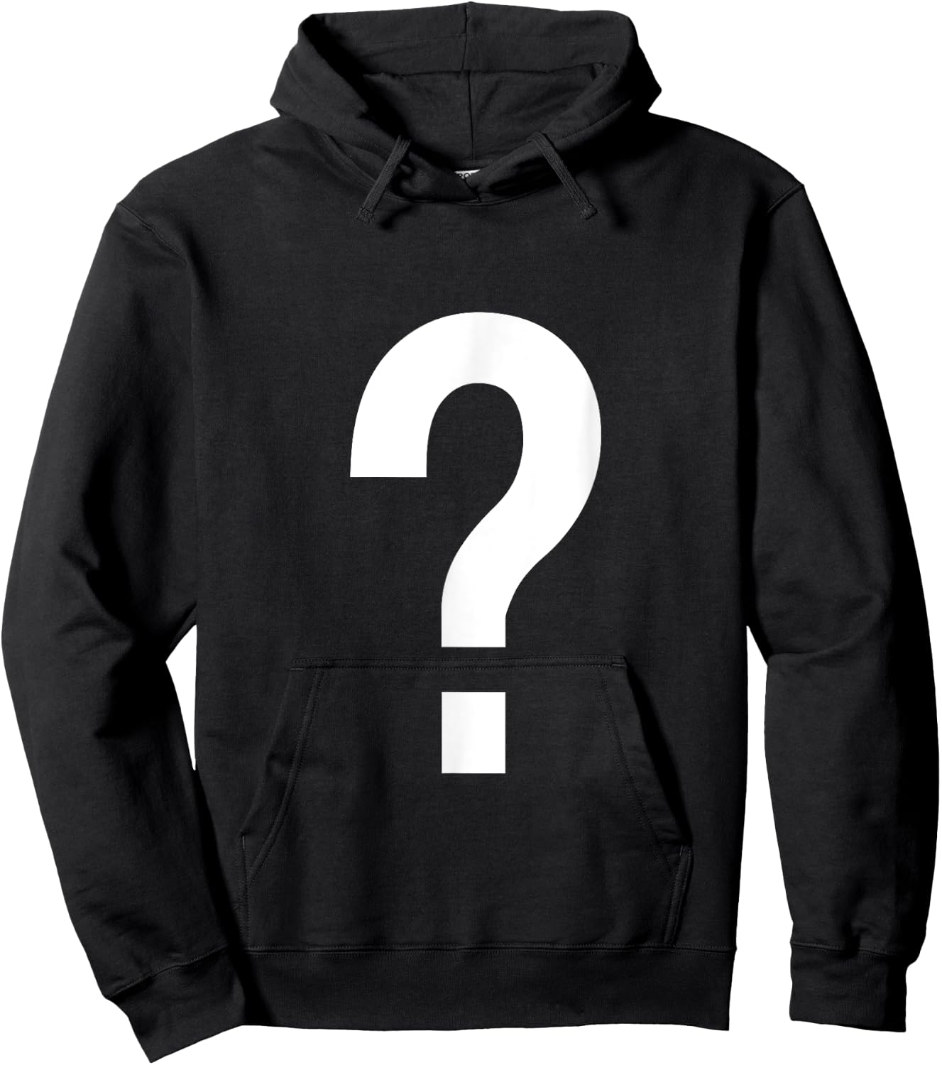 Question Mark Couple Guess Who Costume Hoodie - Hoodie | Black