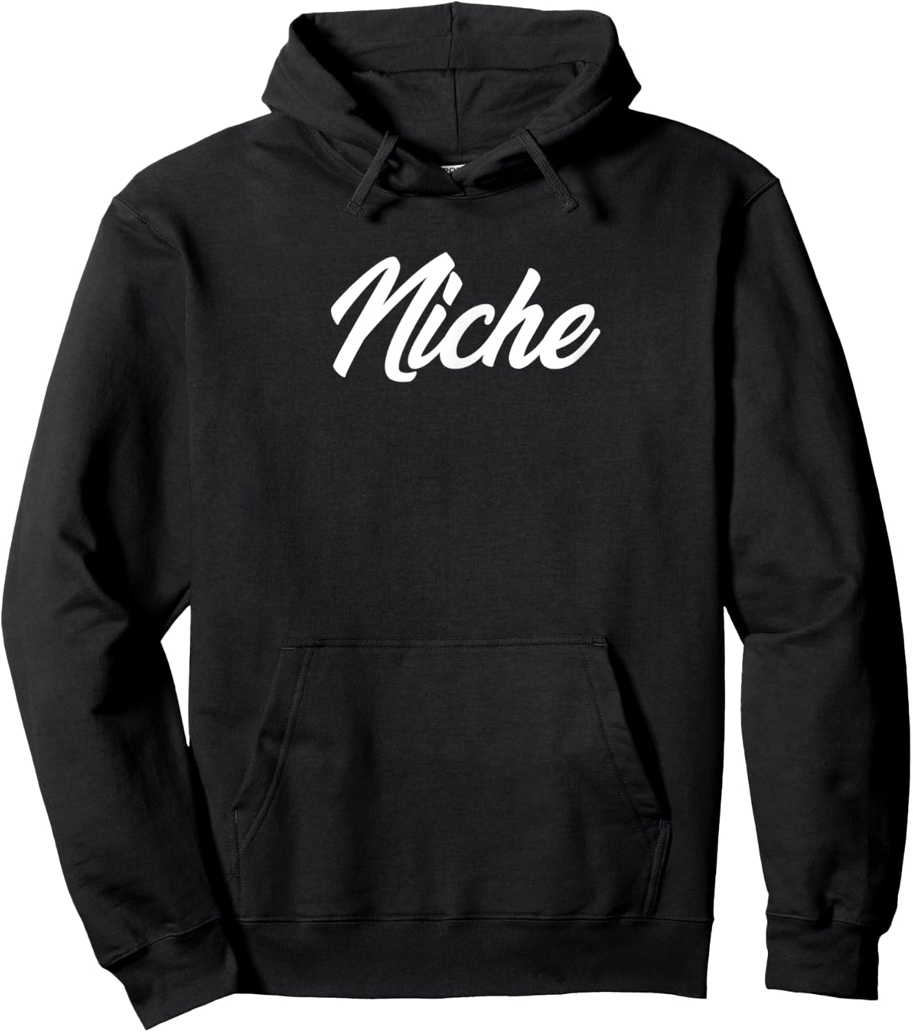 Niche Cursive Text Novelty Hobby Hoodie - Hoodie | Black