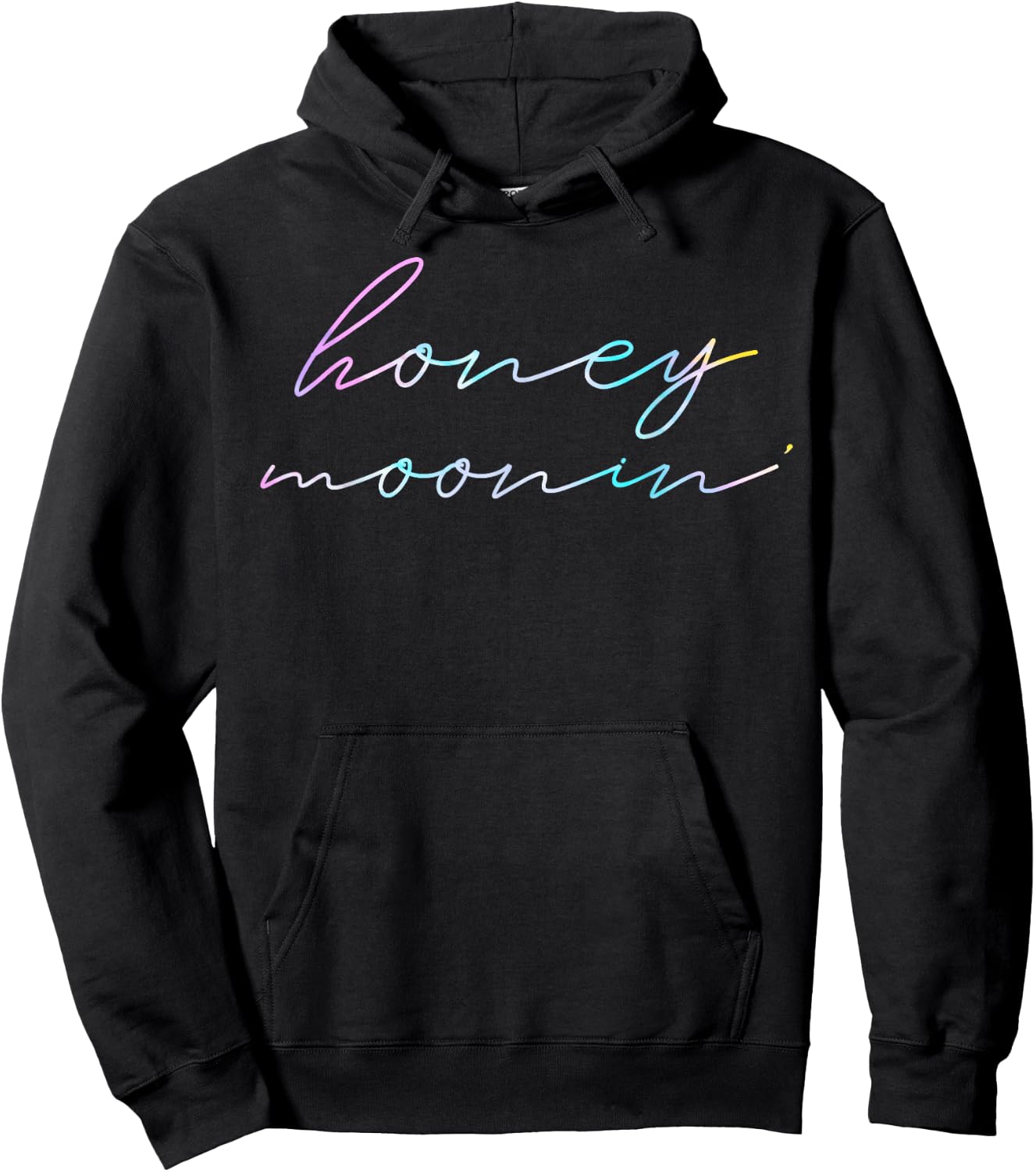 Couples Married Matching Honeymoon Vacation Honey Mooning Hoodie - Hoodie | Black