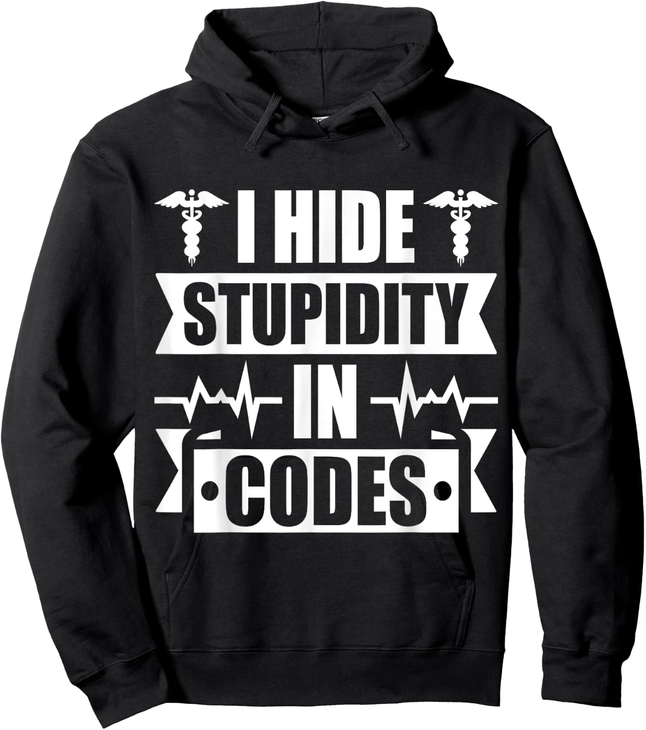 Medical coder medical coding Hoodie - Hoodie | Black