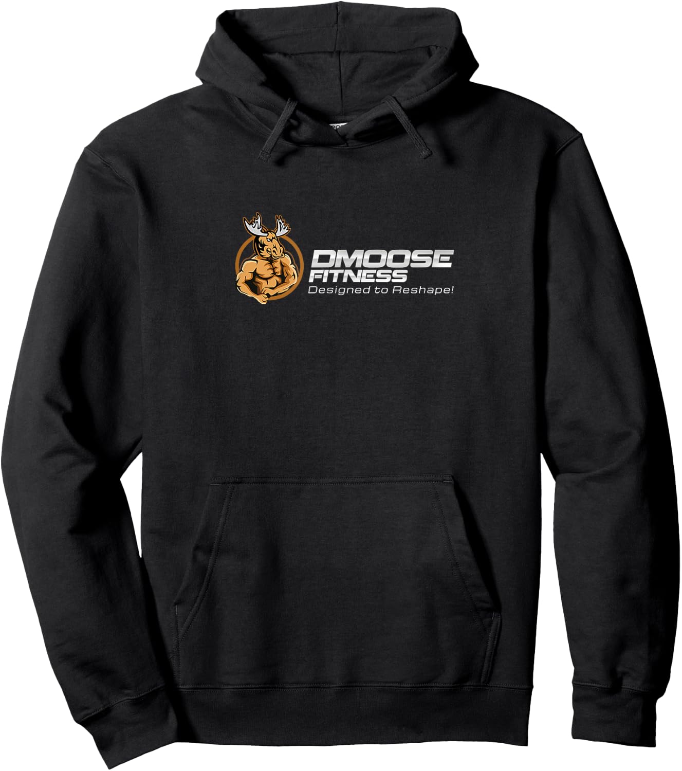 DMoose Fitness - Designed to Reshape! Hoodie - Hoodie | Black