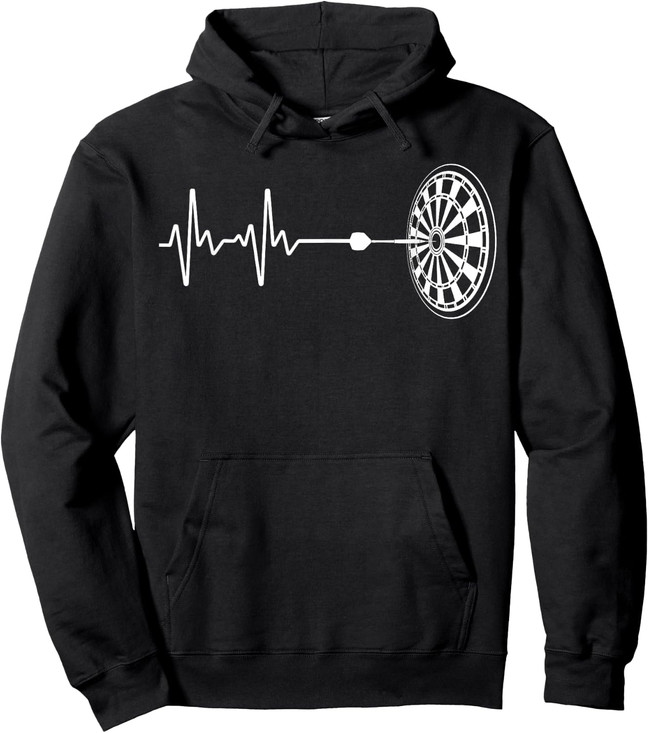 Cute Dart Design Dart Player Men Women Dart Board Lovers Hoodie - Hoodie | Black