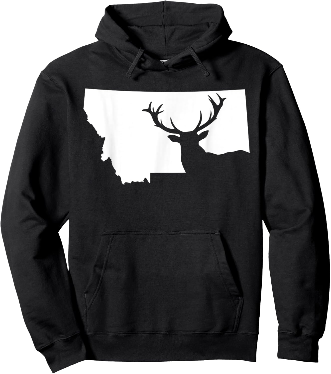 Montana Elk Hunting Cool Montana Hunters Hunting Hoodie - Hoodie | Black