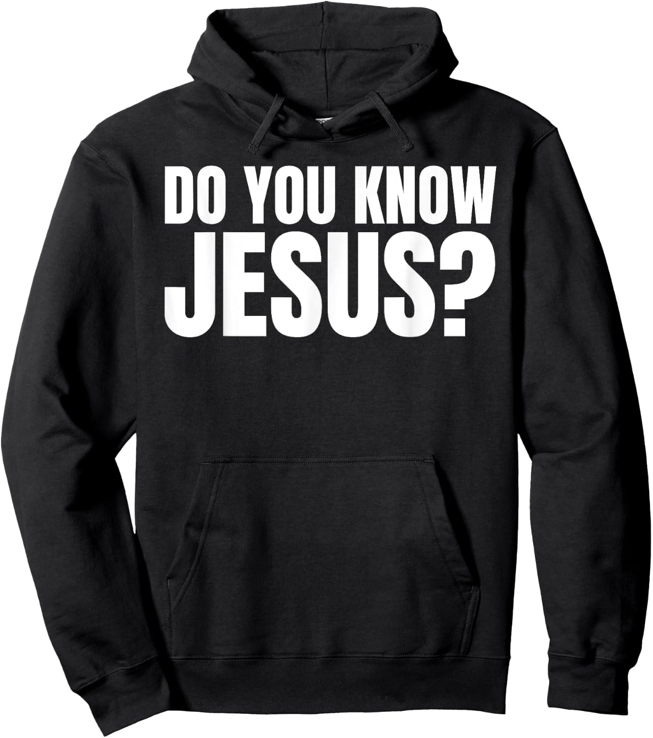 Do You Know Jesus? Let's Talk About Jesus Hoodie - Hoodie | Black