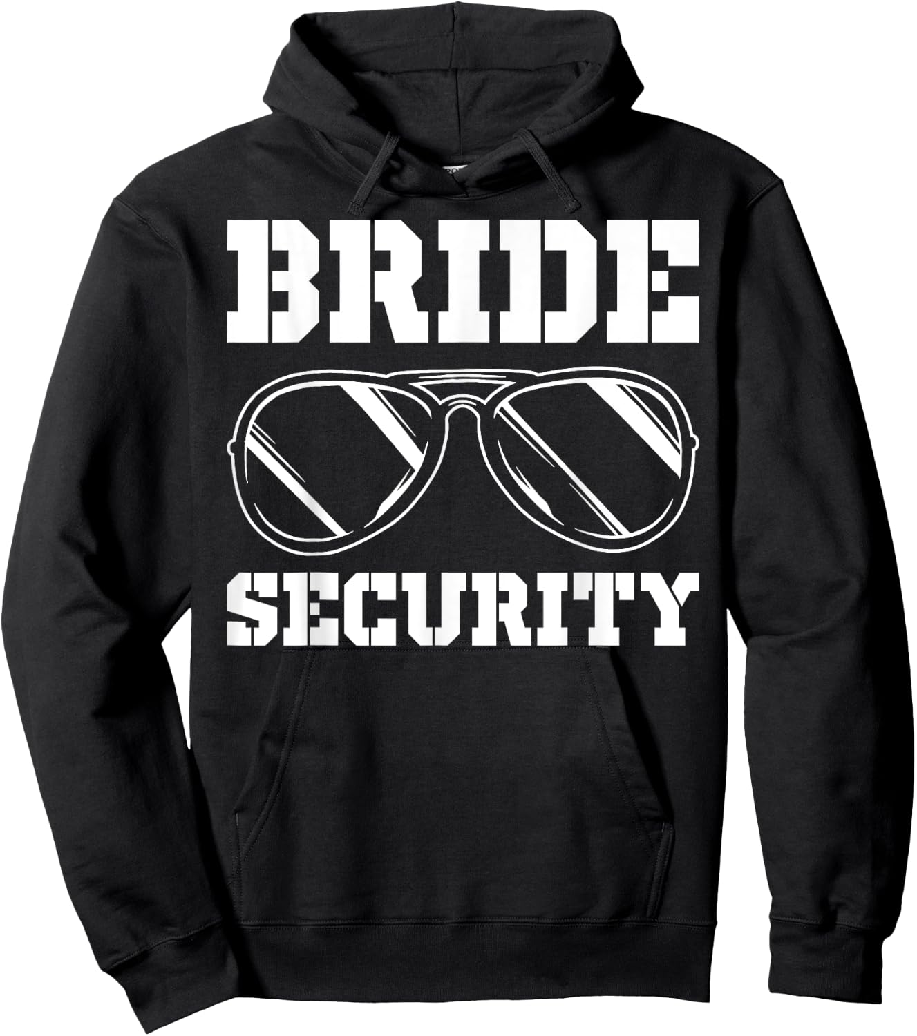 Bride Security Wedding Security Brides Security Hoodie - Hoodie | Black