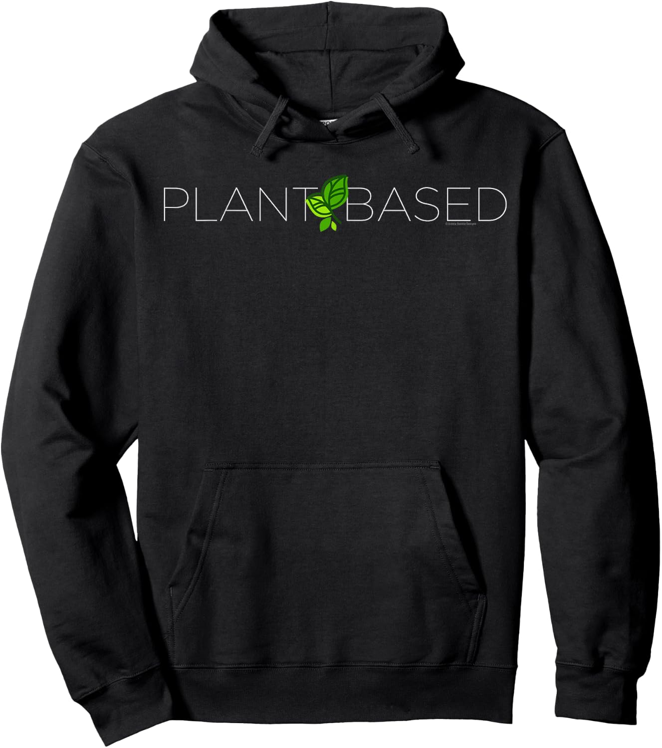Stylish PLANT BASED Design for Vegan and Plant Based Hoodie - Hoodie | Black