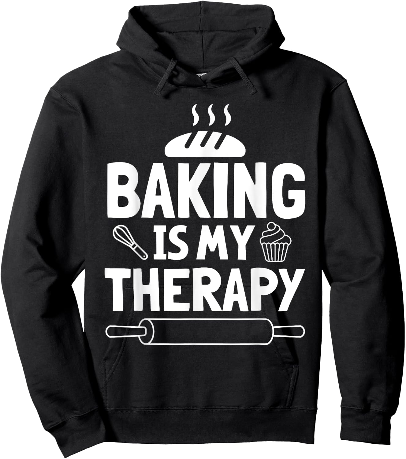 Cool Baking Women Baker Cupcake Bread Cookie Dessert Hoodie - Hoodie | Black