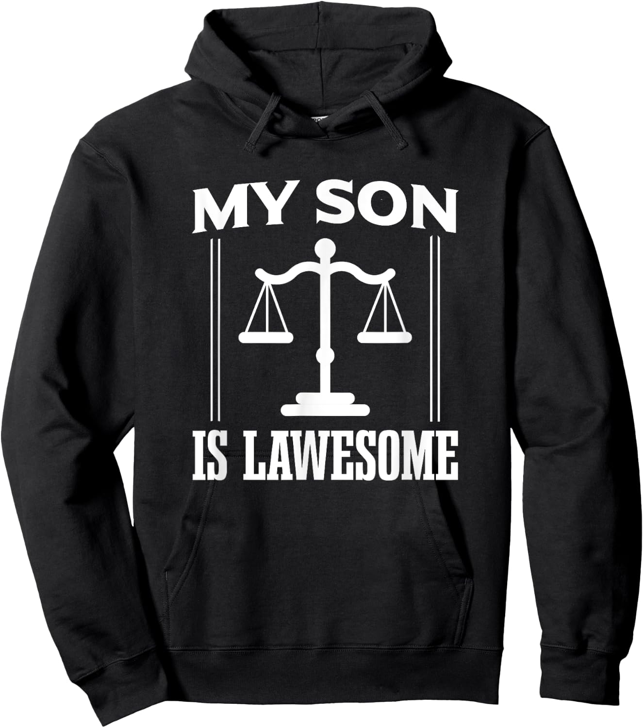My Son Is Lawesome - Son Lawyer Law Student Hoodie - Hoodie | Black