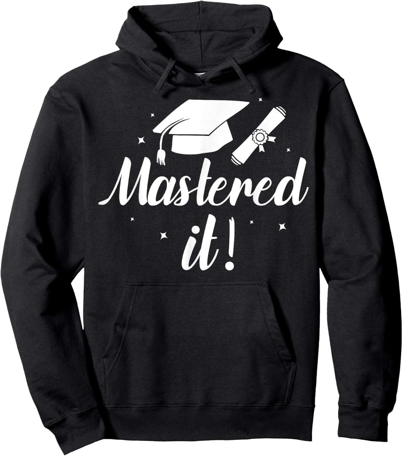 Funny Mastered It Design Women Masters MBA Education Hoodie - Hoodie | Black