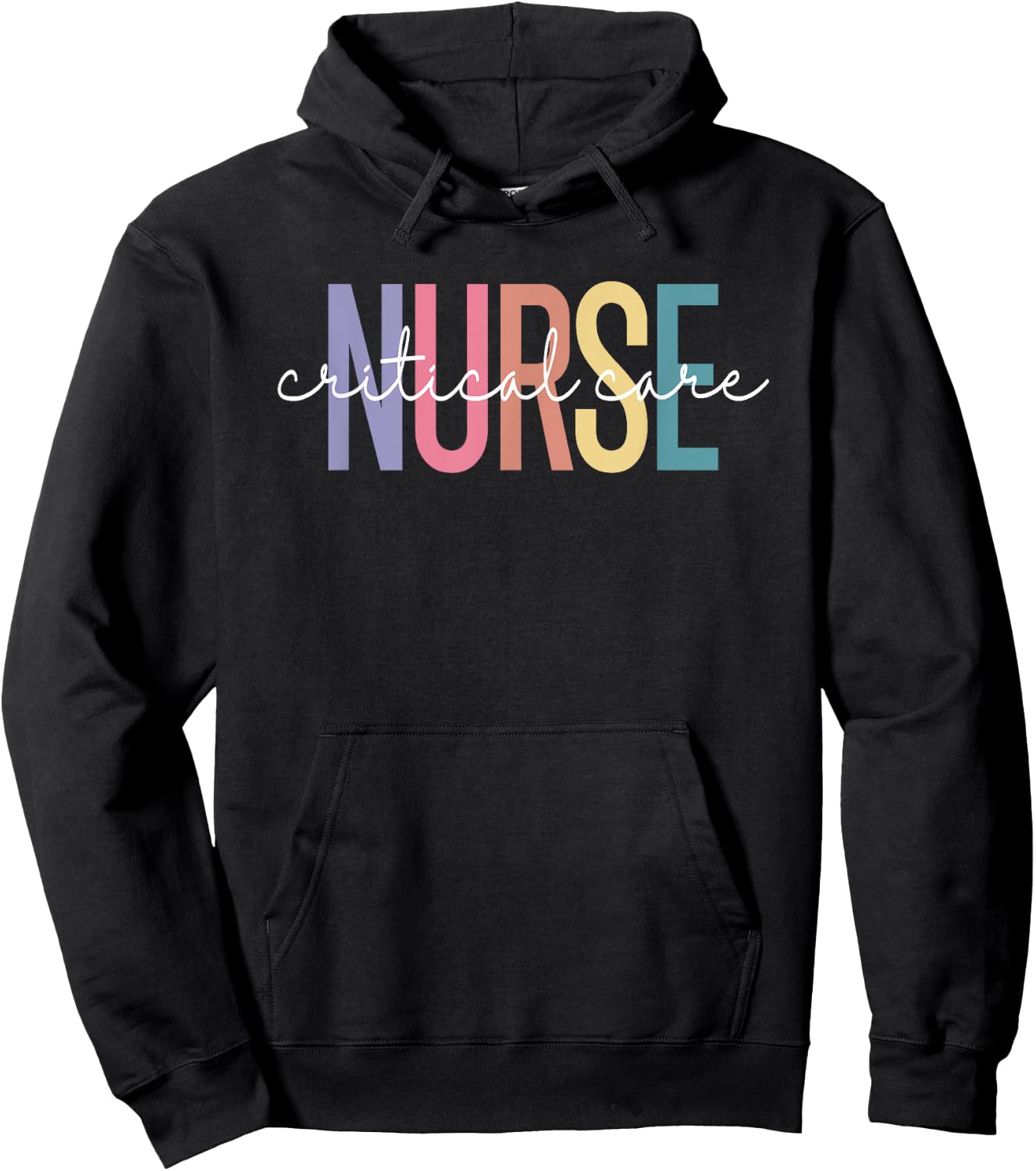 Critical Care Nurse CC Nurse RN Intensive Care ICU Nursing Hoodie - Hoodie | Black