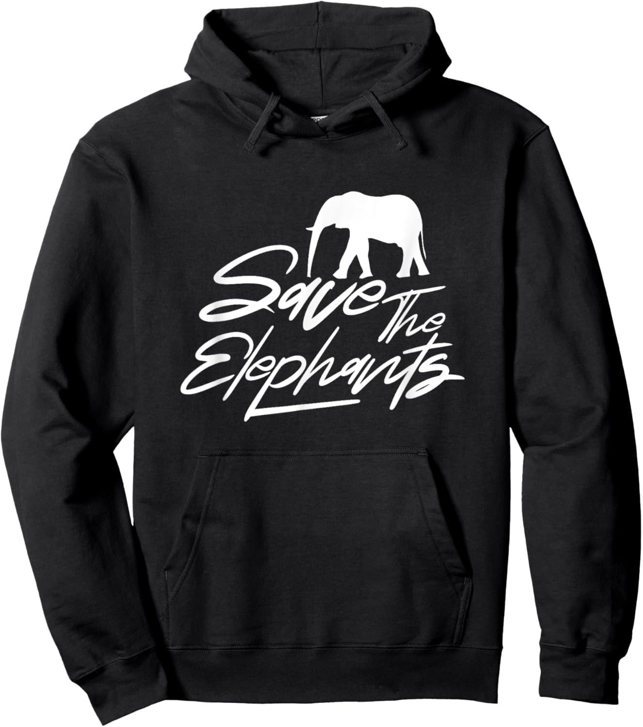 Save the elephants Poacher Elephant Poaching Hoodie - Hoodie | Black