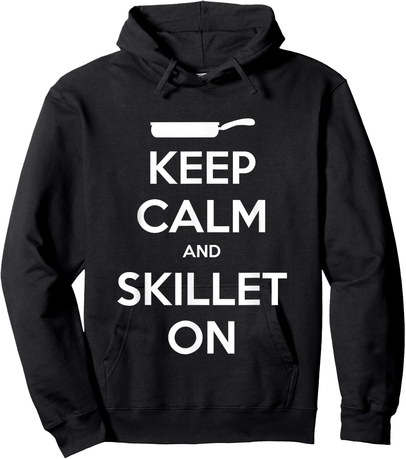 Keep Calm and Skillet On Hoodie - Hoodie | Black