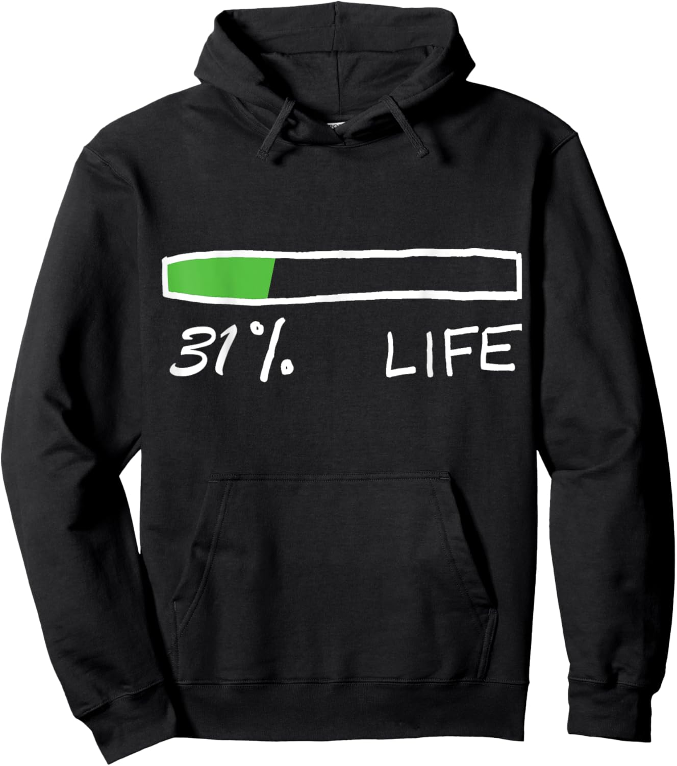 Nas Daily 31% Life Hoodie - Hoodie | Black