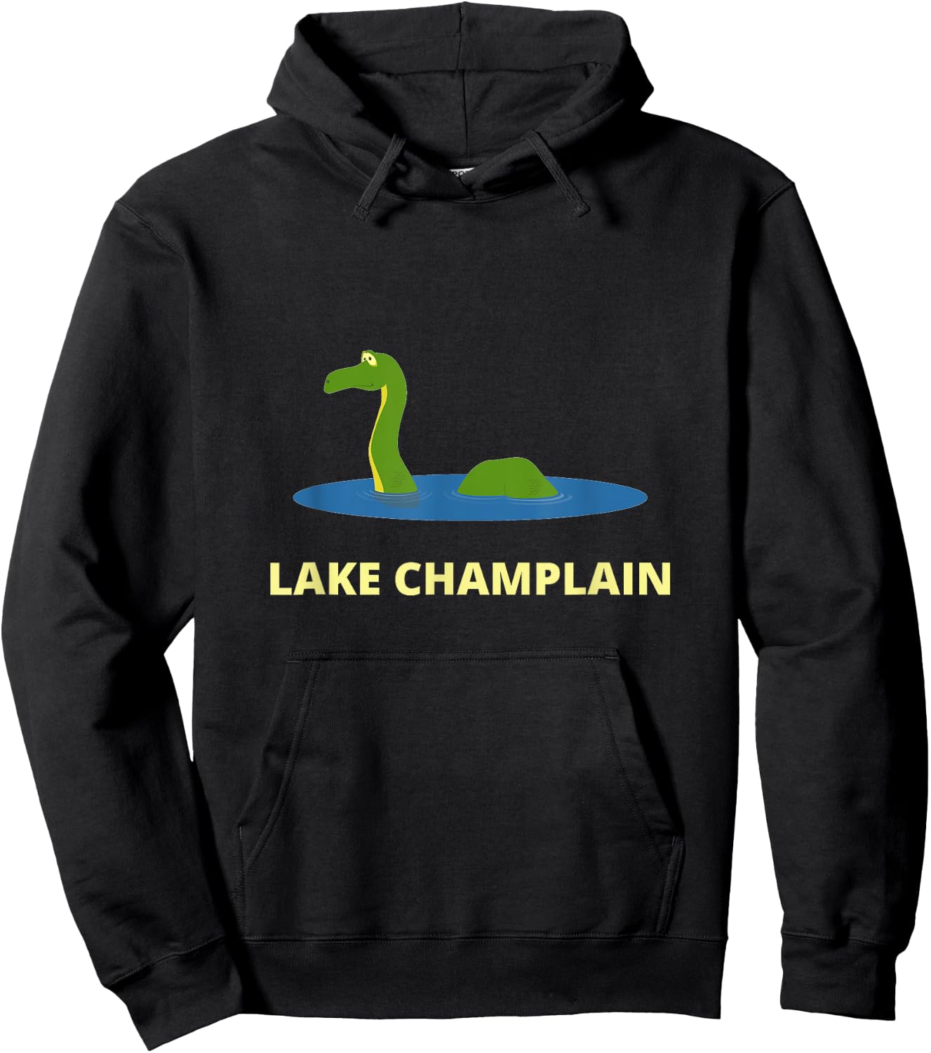 Lake Champlain Champ Lake Monster NY VT for Kids Boys Girls Hoodie - Hoodie | Black