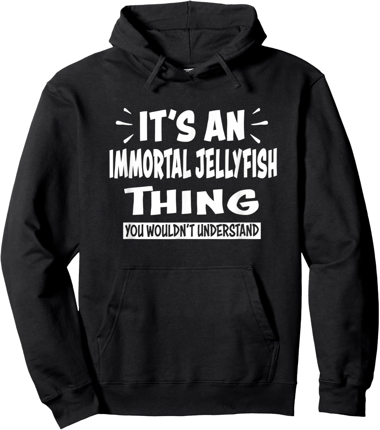 IMMORTAL JELLYFISH Thing You Wouldn't Understand Animal Hoodie - Hoodie | Black